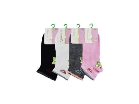 İntegral 5015 Dikişsiz Bayan Bambu Patik 12'li