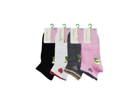 İntegral 5010 Dikişsiz Bayan Bambu Patik 12'li