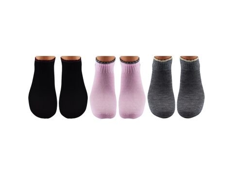 İntegral 5010 Dikişsiz Bayan Bambu Patik 12'li