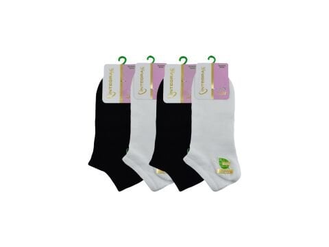 İntegral 5000 Dikişsiz Bayan Bambu Patik 12'li