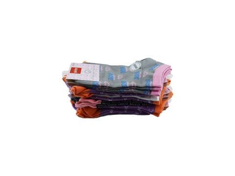 Şirin 4030-38 (36-40) Dikişsiz Bayan Penye Patik Çorap 12'li