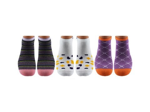 Şirin 4030-38 (36-40) Dikişsiz Bayan Penye Patik Çorap 12'li