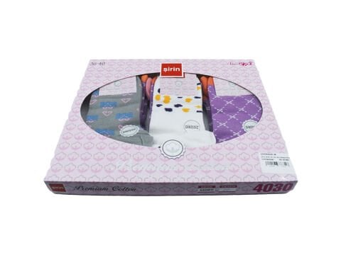 Şirin 4030-38 (36-40) Dikişsiz Bayan Penye Patik Çorap 12'li