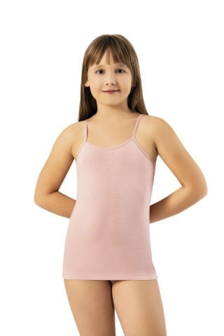 Kota 3411 Düz Renk Kız Çocuk Atlet 6'lı