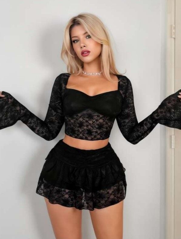 Passione 70015 Erotik Etekli Sütyen Takım