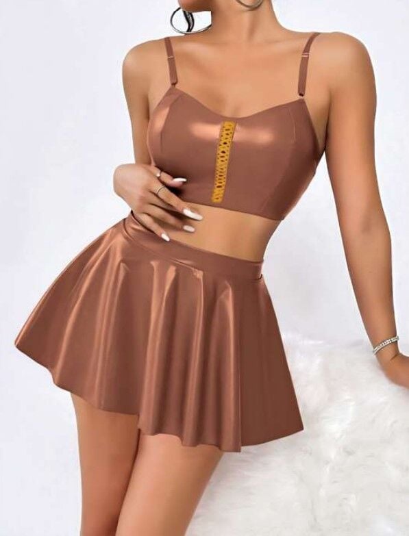 Passione 21091 Deri Erotik Gecelik