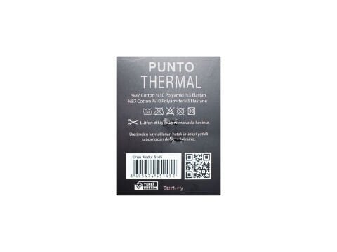 Punto 5145 (40-44) Dikişsiz Ter Emici Erkek Termal Patik 12'li