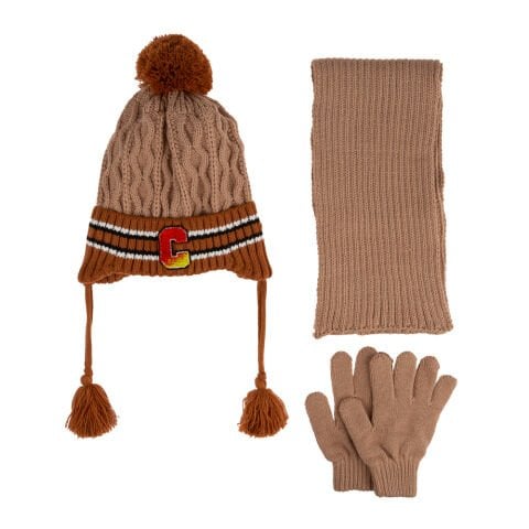 Kitti P-K24170-13 (4-8) Yaş Erkek Çocuk Şapka Atkı Eldiven Takım 6'lı