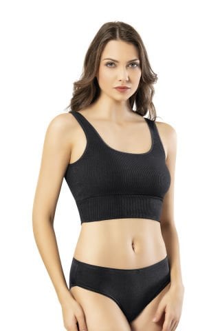 Kota 6432 Kalın Askılı Fitilli  Dalgıç Bayan Bustiyer 6'lı