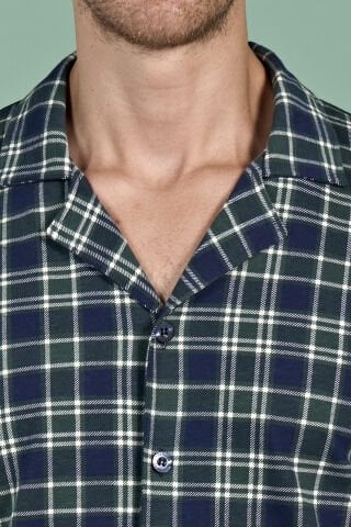 Pijadore 1954 (M-L-XL-XXL) Uzun Kollu Erkek Pijama Takım 4'lü