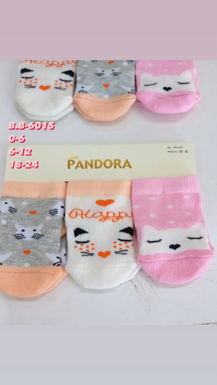 Luis Pandora 6015 Bebek Çorap 12'li