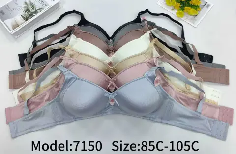 Umt 7150-C (85-90-95-100-105) Balensiz Desteksiz Bayan Sütyen 6'lı