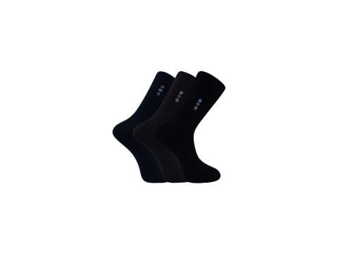Şirin 7150-19 Dört Mevsim Ter Emici Erkek Penye Soket Çorap 12'li