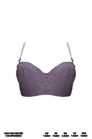 Umt 3215-C (80-85-90-95-100) Lotus Lazer Kesim Bayan Sütyen 6'lı