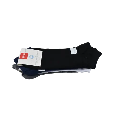 Şirin 7090-004 Ter Emici Dikişsiz Erkek Penye Patik 12'li