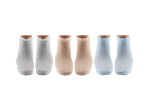 Şirin 4030-61 (36-40) Dikişsiz Bayan Penye Patik Çorap 12'li