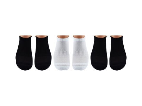 Berka Taban Altı Havlu Dikişsiz Bayan Spor Patik Çorap 12'li