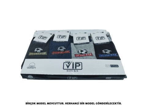 Vip 207 (3-12 Yaş) Kız Erkek Çocuk Çorap 12'li