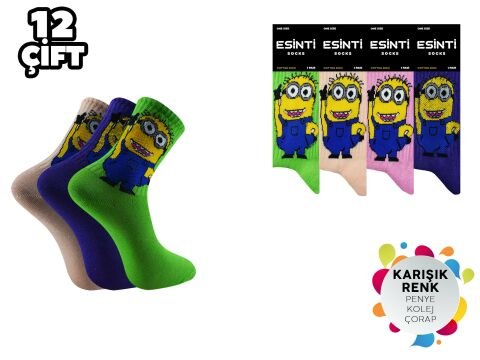 Esinti 81 Bayan Kolej Çorap 12'li