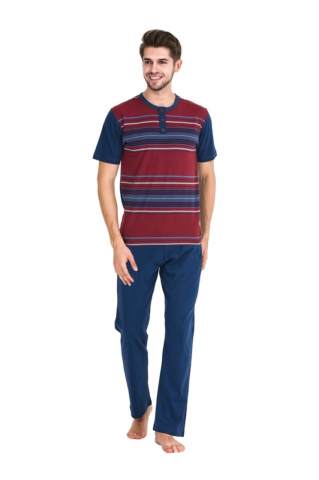 Güneş 5341 Kısa Kollu 3'lü Erkek Pijama Takımı