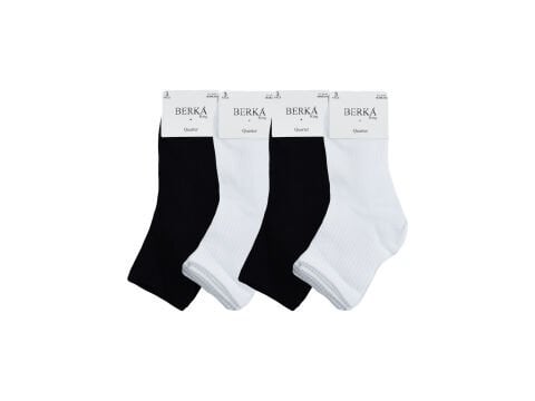 Berka Taban Altı Havlu Dikişsiz Bayan Spor Yarım Konç Patik Çorap 12'li