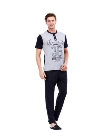 Güneş 5302 Kısa Kollu 3'lü Erkek Pijama Takımı