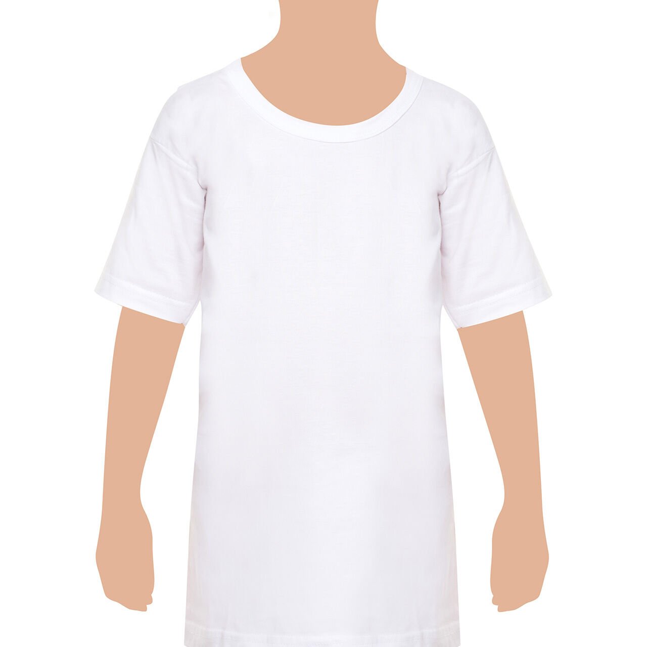 Tutku 0127 Erkek Çocuk Penye Bisiklet Yaka Atlet 6'lı