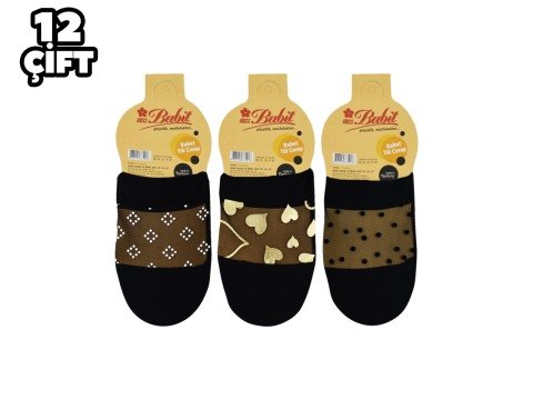 Babit 002 İran Bayan Babet Çorap 12'li
