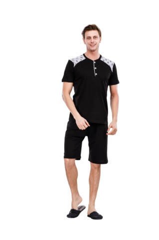 Güneş 5301 Kısa Kollu 3'lü Erkek Pijama Takımı