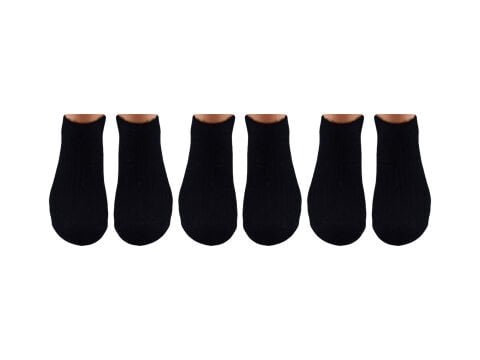 XGRİ POLO 62-3 Yün Jakarlı Yıkamalı Bayan Soket Çorap 12'li