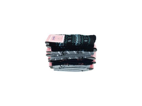 Potin 3-3 Bayan Penye Likralı Çorap 12'li