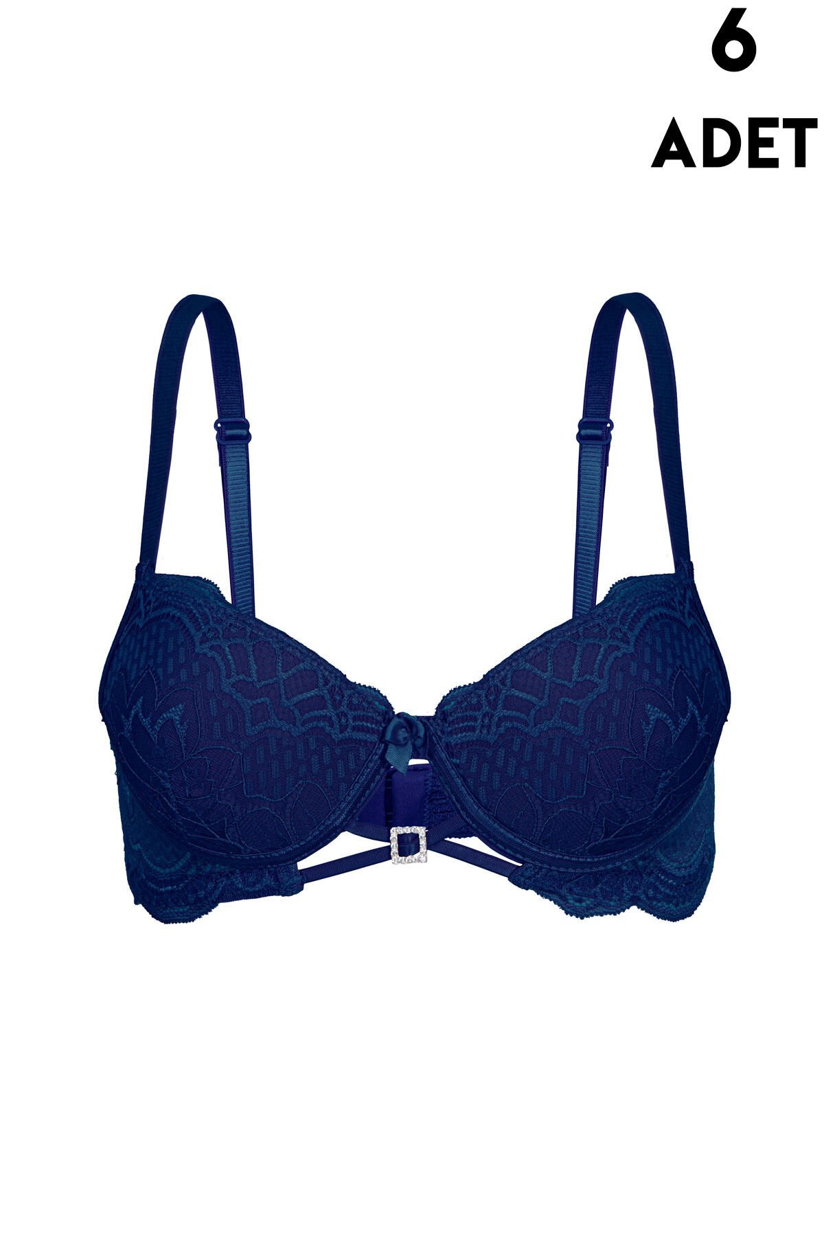 Aysemin 5074 B Cup (75-80-85-90) Balenli Destekli Bayan Sütyen 6'lı