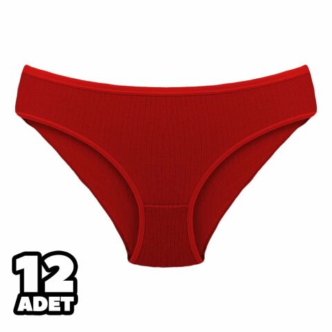 Dondeza 259 Viskon Fitilli Raporlu Bayan Ara Beden Bikini 12'li
