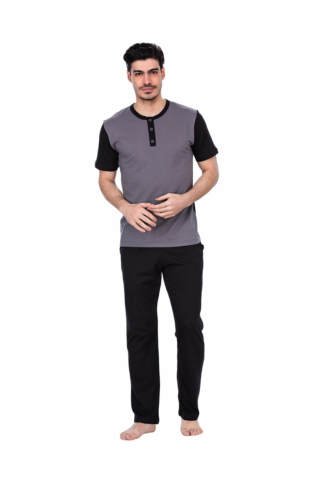 Güneş 4992 Kısa Kollu 3'lü Erkek Pijama Takımı