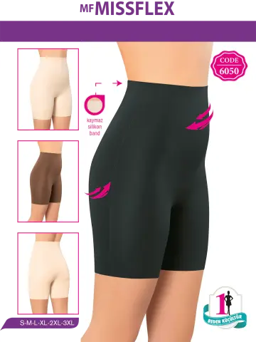 MF MISS FLEX 6050 Lazer Kesim Yüksek Bel Boxer