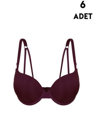 Aysemin 5007 B Cup (75-80-85-90) Balenli Destekli Bayan Sütyen 6'lı