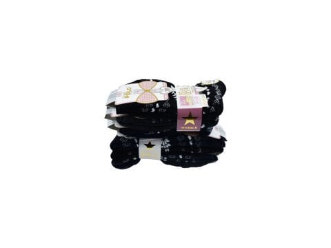 XGRİ POLO 36-03 Havlu Kışlık Bayan Soket Çorap 12'li