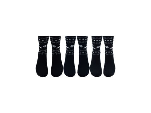 XGRİ POLO 36-03 Havlu Kışlık Bayan Soket Çorap 12'li