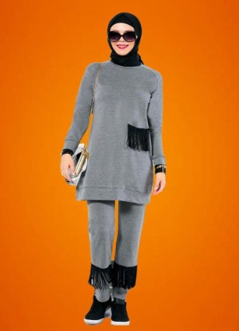 TEKTEN BAYAN İKİ İPLİK TESETTÜR TAKIM