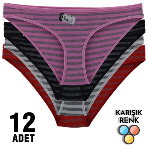 Tutku 0538 Irmak Bayan Bikini 12'li