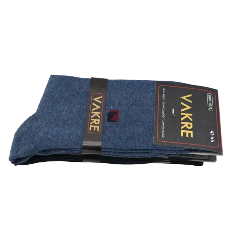 Vakre 9014-41 (41-44) Erkek Penye Likralı Çorap 12'li