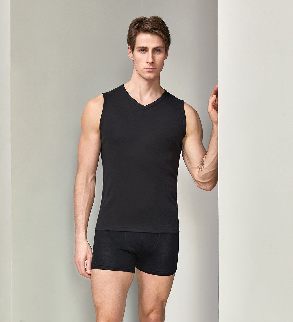 Berrak 1028 Erkek Ribana Kolsuz V Yaka