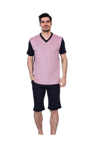 Güneş 4975 Kısa Kollu 3'lü Erkek Pijama Takımı