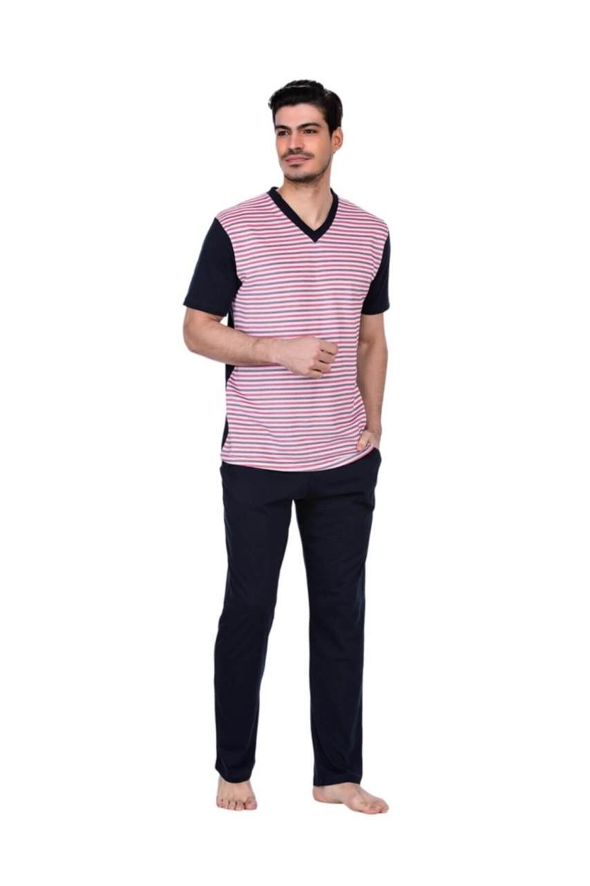 Güneş 4975 Kısa Kollu 3'lü Erkek Pijama Takımı