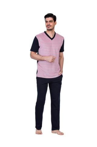 Güneş 4975 Kısa Kollu 3'lü Erkek Pijama Takımı