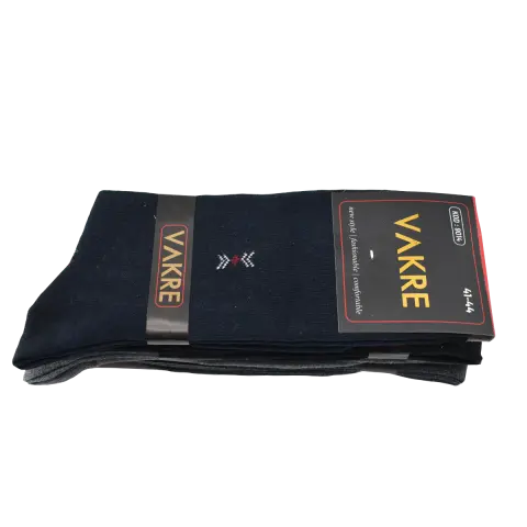 Vakre 9014-42 (41-44) Erkek Penye Likralı Çorap 12'li