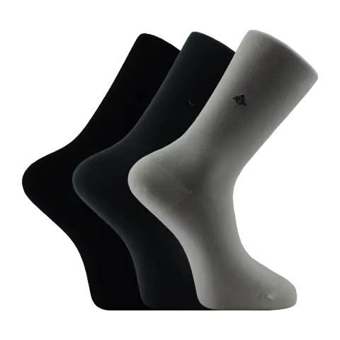 Vakre 9038 (41-45 NO) Dikişsiz Erkek Bambu Çorap 12'li