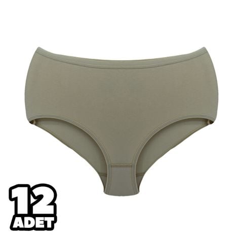 Dondeza 3058 XXL Beden Yüksek Bel Toparlayıcı Külot 12'li