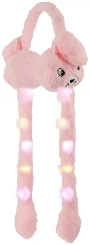 Kitti P-K25205-12 4-8 Yaş Kız Çocuk Peluş Hareketli Uzun Kulaklık 6'lı