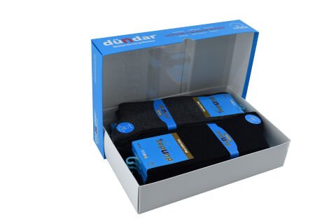 Dündar Dikişsiz Yıkamalı Kokulu Jakarlı Erkek Likralı Penye Çorap 12'li